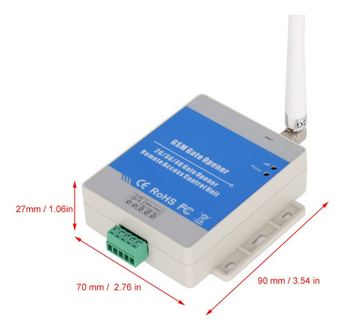 Interruptor De Relé De Abridor De Portão Gsm Acesso Remoto A