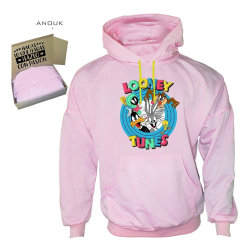 Buzo Hoodie Personalizado Saco Looney Tunes Estampado