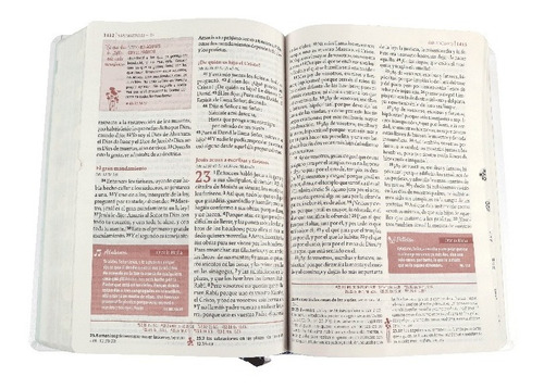 Imagen 3 de 4 de Biblia Reina Valera 1960 Letra Grande Estudio Mujer Flores