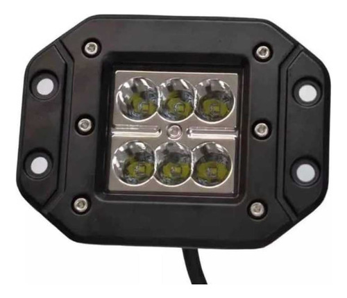 Neblinero Led Embutido 2 X Pack