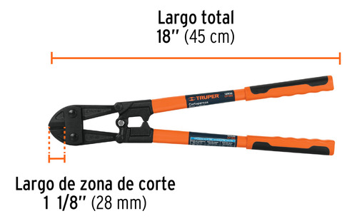 Cortapernos 18 , Profesional, Truper 12832