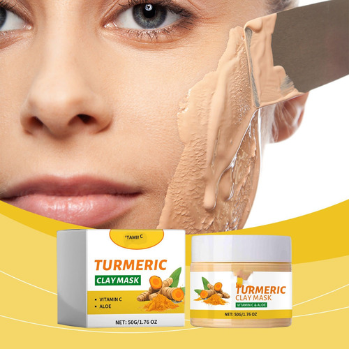 Mascarilla De Barro Con Cúrcuma