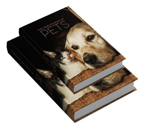 Kit 2 Caixas Livro Decorativa Mek Pets Colorido - 202780379