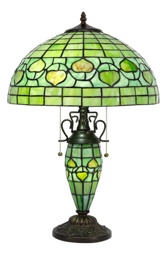 Zjart Tiffany - Lámpara De Mesa De 24 Pulgadas De Alto, Co.