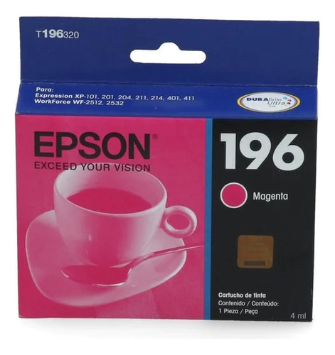 Cartucho De Tinta Original Epson T196320-al Magenta