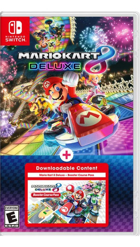 Mario Kart 8 Deluxe + Booster Course Pass Nuevo Switch 