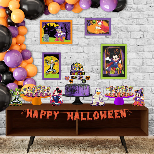 Kit Decoração Festa Fácil Completa Halloween Dia Das Bruxas