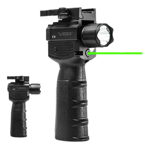 Linterna Laser Agarradera Grip Vertical Led Ncstar Xtreme