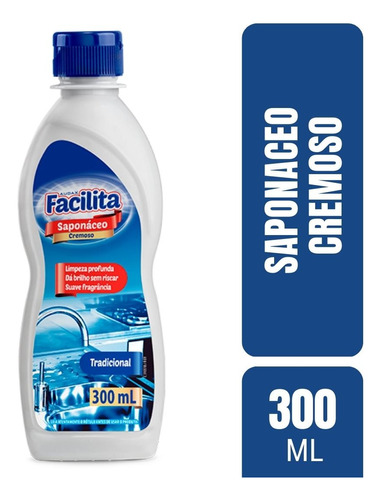 Saponáceo Cremoso Audax Facilita 300ml Trad. Desengordurante