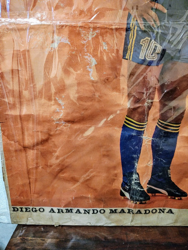 Póster Maradona Año 1981 Maradona Producciones Boca (Usado)
