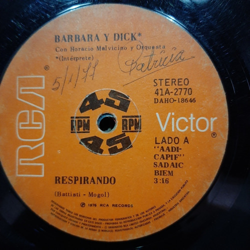 Simple Barbara Y Dick  Rca Victor C22