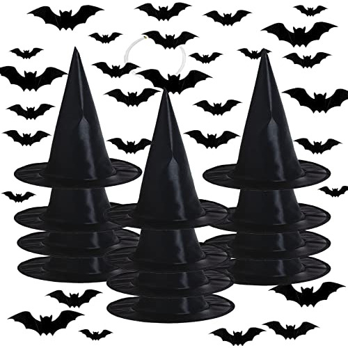 Sombreros De Bruja Decoración De Halloween, 12pcs Somb...