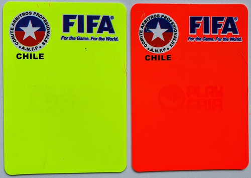 Tarjetas Para Arbitro - Juego De Tarjetas Para Referee