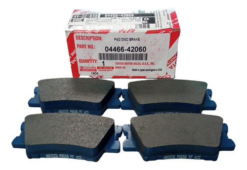 Juego De Balatas Traseras Originales Toyota Rav4 2006-2018