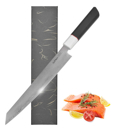 Culitech Sujihiki - Cuchillo Afilado De Acero Inoxidable De