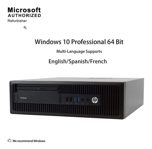 Imagen 6 de 8 de Computador Hp Prodesk I5 6gen 8gb Ssd 256, Sff Ddr4