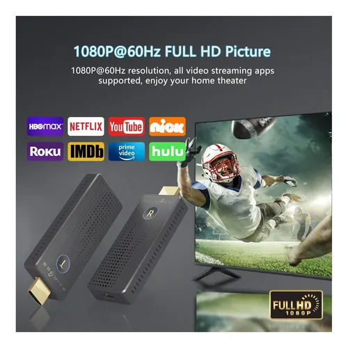 Transmisor Y Receptor Inalámbrico Hdmi Y Reproducir Un Kit