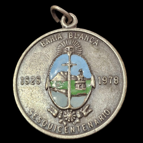 Medalla Bahia Blanca Sesquicentenario 1978 Esmaltada - X551