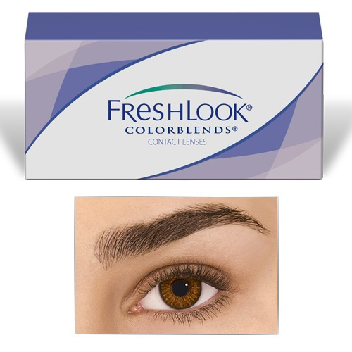 Lentes Freshlook Colorblends Brown - Sem Grau