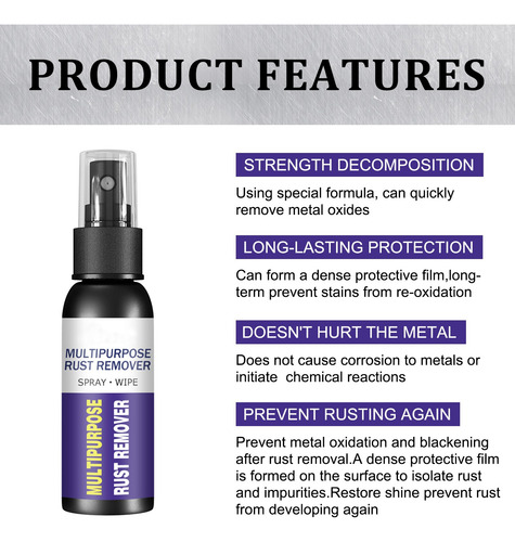 Spray Inibidor De Remoção De Ferrugem Rustout Instant Remove