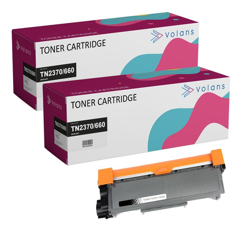Imagen 2 de 4 de 2 Toner Alternativo Compatible Tn-2370 Tn2370 Tn-660 Tn660