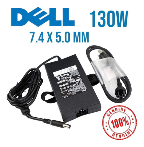 Cargador Original Dell 130w Grado A 19,5 V 6,7a 7,4/4,5 Mm