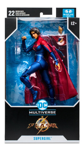 Figura De Acción Dc Multiverse Flash Supergirl +12