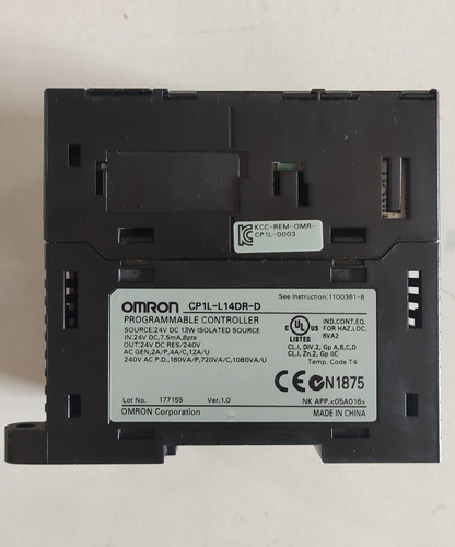 Plc Omron Sysmac Cp1l (Usado)