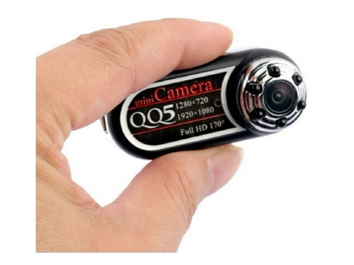 Mini Camara Espia Qq5 Full Hd 1080p Vision 170 Grados Tv-out