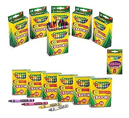 Lápices De Colores Crayola 24 En Una Caja (pack De 12) 288 C