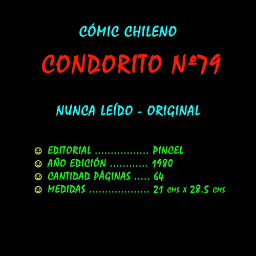 ¬¬ Cómic Condorito N° 79 / Nunca Leído / Año 1980 Zp