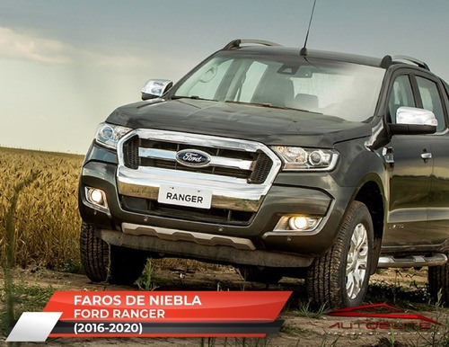 Imagen 8 de 10 de Kit Faros Niebla Ford Ranger 2017 2018 2019 2019 Bisel Swith