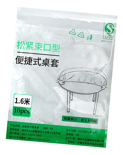 10x Mantel Desechable, Manteles Diámetro 1,6 M