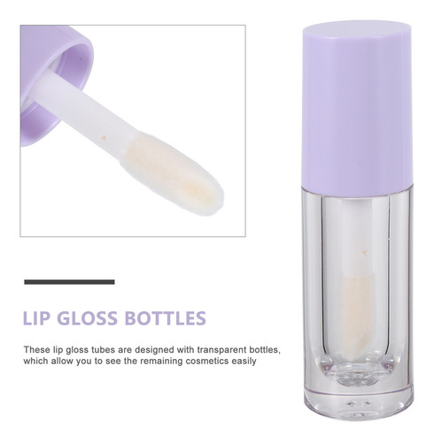 Botella Líquida De Brillo Labial Transparente Para Brillo La