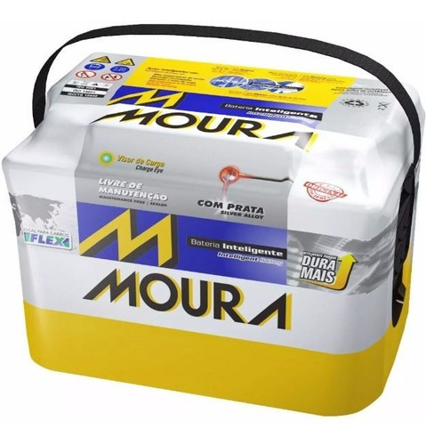 Bateria Moura 130 Amp Izquierda Instalada Gtia 24 Meses M75l