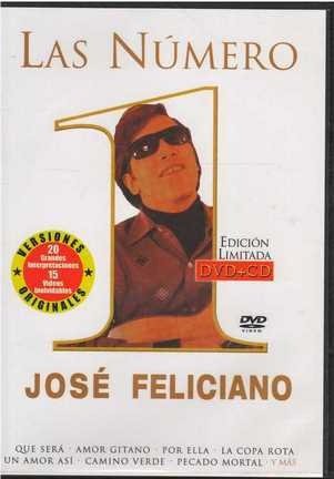 Cddvd - Jose Feliciano / Las Numero 1 - Cd + Dvd - Original