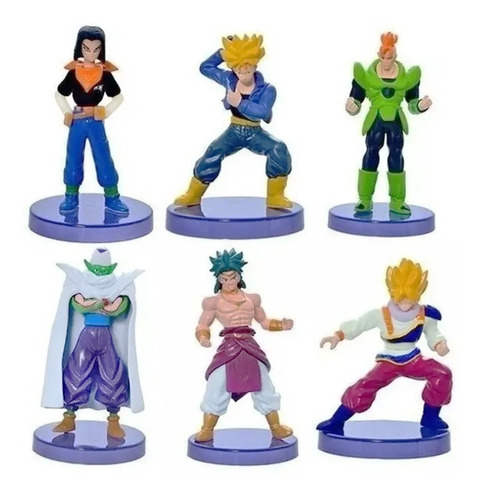 Dragón Ball Z Cell Colección Set X6 Figuras Repuesto Vgueta