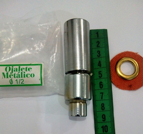 Maquina Troqueladora + Troquel + 100 Ojetes Remache O Broche