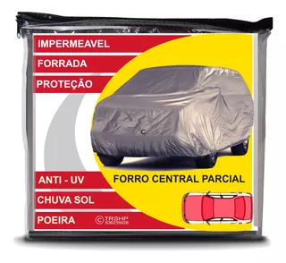 Capa Cobrir Carro 100% Impermeável Proteção Chuva Uv * Sol