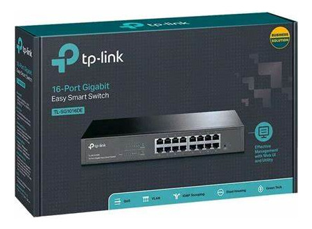Switch Gigabit 16 Puertos Tplink Rackeable/ Desktop