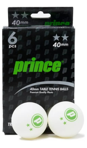Set De 6 Pelotas Prince Ping Pong Tenis De Mesa 2 Estrellas