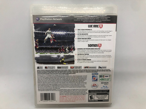 Jogo Fifa Soccer 11 Ps3 Original Mídia Física Ea (Usado)