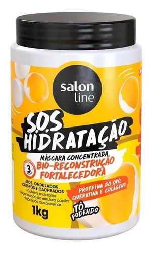 Máscara S.o.s Hidratação Bio-reconstrução Salon Line 1kg