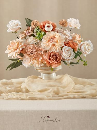 Flores Artificiales En Combo De Color Nude Serwalin, Flores