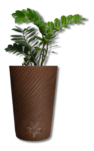 Vaso De Planta Espiral Coluna Linear Para Flores Pilão N2