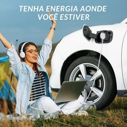 Adaptador De Descarga V2l Para Carro Elétrico Tipo 2