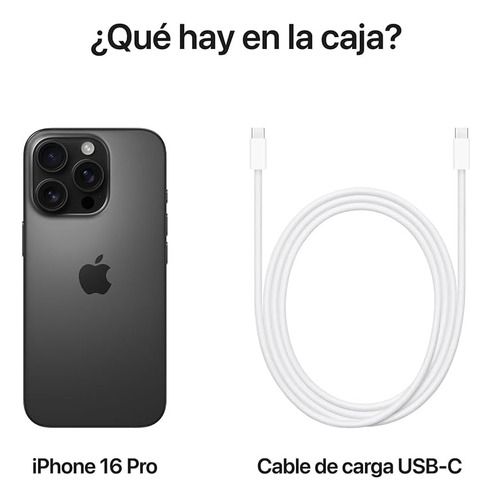 Apple Iphone 16 Pro 512gb Negro Esim Reacondicionado Negro (Reacondicionado)