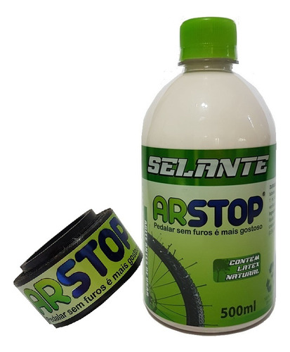 Kit Tubeless Airstop Selante 500 Ml + Fita 10m Arstop