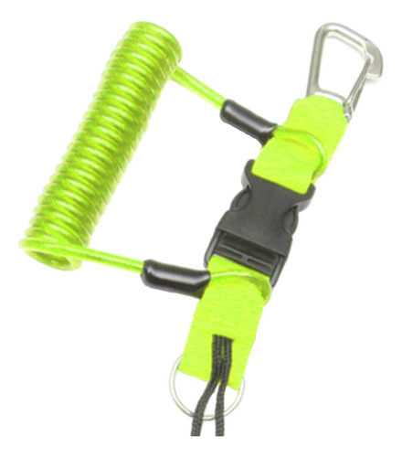 2x Scuba Dive Coil Camera Lanyard Buceo Para Accesorios De