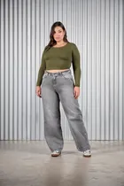 Comprar Pantalones Wide Leg Cenitho Mujer Plus Size Tendencia 46-54
